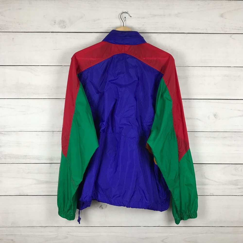 Vintage 1990s Nike Swoosh Track Suit Windbreak Set Jacket & Pants - Picture 2 of 8